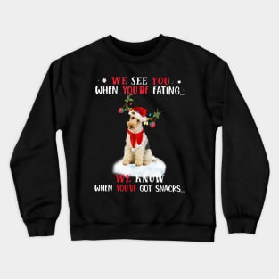 Santa Wire Fox Terrier Christmas Light Pajama Dog Xmas Crewneck Sweatshirt